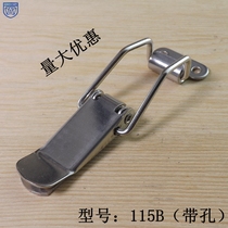 115B with hole Stainless Steel Barrel Buckle Kit Beehive box Air box Wooden Box Buckle Snap lock catch duckbill buckle