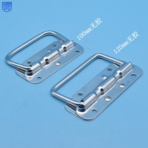 100MM 120MM spring handle cover ring handle toolbox wooden box handle iron cabinet instrument box handle bag