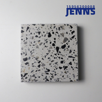 Artificial quartz stone kitchen bar countertop plate imitation terrazzo Anti-fouling waterproof support customization