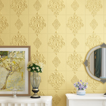 Wallpaper self-adhesive waterproof 3D three-dimensional wall stickers Ceiling ceiling rough house cement wall renovation wallpaper foam stickers