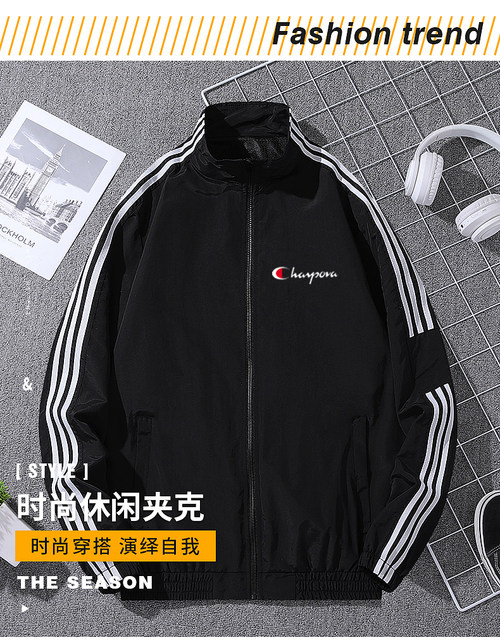 Champion rhinoceros jacket men's spring Korean version of the trend INS tide brand men's clothes casual tooling jacket Champion rhinoceros jacket men's spring Korean version of the trend INS tide brand men's clothes casual tooling jacket
