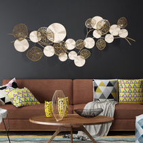 American metal wall decoration Light luxury creative Wrought iron wall hanging bedroom modern living room sofa background wall decoration pendant