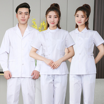 Nurse Service Short Sleeve Woman Summer Clothing Two Sets Doctor Dental Oral Split Suit Short care worker Winter workwear