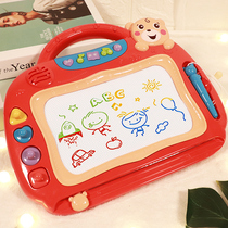 Childrens drawing board Magnetic writing board Color children early childhood education puzzle 1-3 years old toy baby doodle board