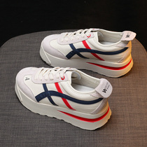 Songcake thick-bottomed Forrest Gump small white shoes women 2021 new autumn ins Joker increased spring and autumn sports super fire board shoes