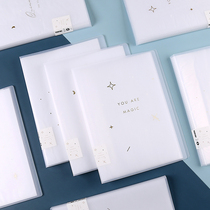 Youfan test paper storage bag cartoon A4 data book 30 60 into multi-layer folder students with hand account collection book art exquisite document book cute folder transparent insert certificate collection