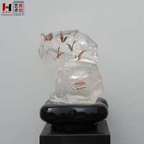 Transparent model room Sculpture artwork Creative decoration Living room Hotel desktop entrance Modern craft soft decoration