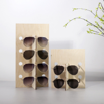 Solid Wood sunglasses sunglasses props window decoration glasses shop counter glasses display rack