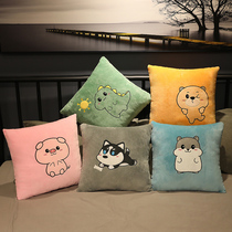 Holding pillow sofa Living room leaning on pillows headboard Car holding pillow cover without core Guys Sleeping Pillow Car Backrest Cushion