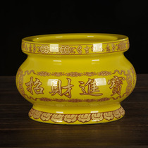 Dedicated to the home Incense Burner for the Buddha Ceramic Inserts incense Incense Stove Chaemion Furnaces without words Tang Caihua Lotus Buddha Daffodian Incense Stove