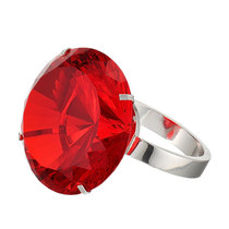 Tanabata Valentines Day Crystal diamond ring proposal creative props Confession Send Girlfriend Birthday gift Personalized customization