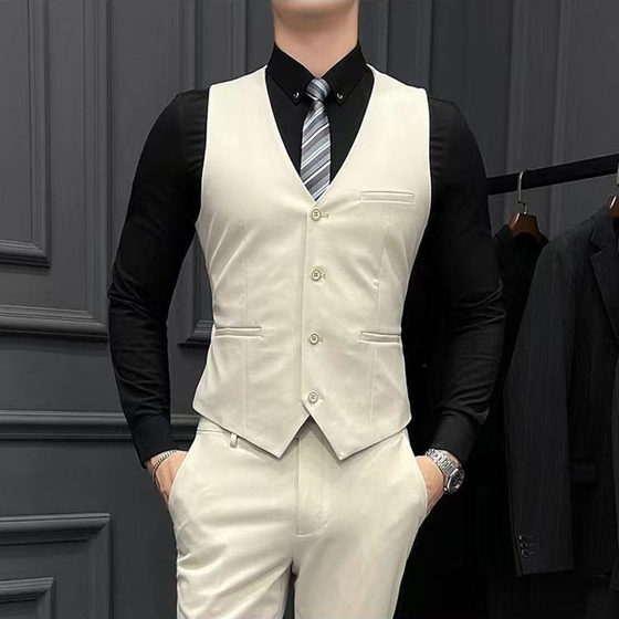 New British retro men's vest fashion business slim casual dress solid color suit gentleman horse jacket suit
New British retro men's vest fashion business slim casual dress solid color suit gentleman horse jacket suit