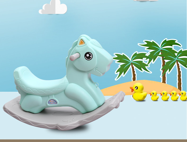 儿童木马摇马玩具宝宝摇摇马塑料大号加厚礼品16周岁礼物马车