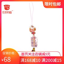 Zhaocai cat car pendant car interior rearview mirror decoration ceramic car hanging creative car decoration