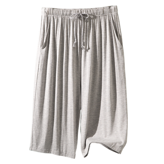 Modal cotton middle-aged and elderly men's summer thin loose straight cropped pants large size casual pants air conditioning pants
Modal cotton middle-aged and elderly men's summer thin loose straight cropped pants large size casual pants air conditioning pants