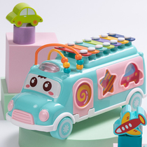 Infant childrens toys puzzle building blocks car 0-1-2 years old 6 Enlightenment early Education Intelligence brain baby boys and girls