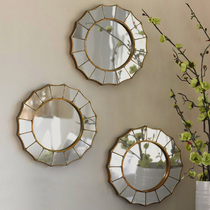 Guanding combination decorative mirror soft decoration creative butterfly art mirror clubhouse living room background wall wall decoration meal side mirror