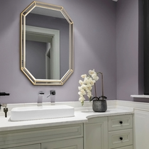 Guanding custom bathroom mirror Nordic bathroom mirror wall-mounted cosmetic mirror washbasin hanging wall multilateral vanity mirror