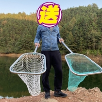 Stainless steel copy net thickened one-piece fishing net super strong and bold fishing fishing gear net pocket copy fishing net large