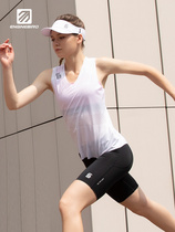 Engine Bird Summer Women's Marathon Breakwind Camper Vest Women's Fitness Running Speed Dry Short Sleeve T-Shirt