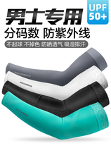 Jiante suit shop ice sleeve ice silk sleeve mens outdoor driving sunscreen hand sleeve arm guard summer riding