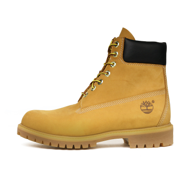 Timberland添柏岚 户外经典款男鞋防水耐穿高帮大黄靴 10061W宽版