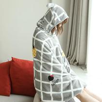 Cover leg blanket Winter multi-function shawl blanket Flannel cape Cloak Cloak Students sleep nap Cover leg blanket warm thickened