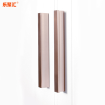 Wardrobe long handle Simple rose gold cabinet door handle Modern Chinese drawer cabinet handle Gold custom handle