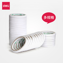 Del 30400 two-sided cotton paper double-sided tape wholesale sticky strong fixed thin stationery office supplies multi-Specification