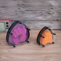 Love 3d three-dimensional clone hand mold variable needle painting Three-dimensional magic needle decoration office ornaments needle painting plastic handprint