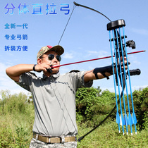 Scenic shooting outdoor bow and arrow set Sports competitive beauty hunting bow split bow composite straight drawing Bow Bow Bow Arrow
