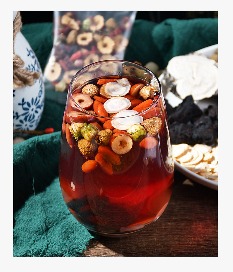 【2盒】 人参五宝茶枸杞男肾男人八宝九宝养生非滋补补品持久养肾 原