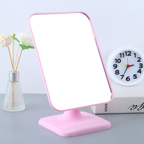 HD single-sided makeup mirror Desktop dressing mirror Beauty Princess mirror Folding square mirror Desktop portable mirror