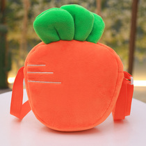 Cute fruit shape doll plush toy pig bag female doll doll personality tide tide shoulder bag shoulder bag