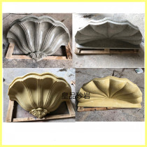 Real-style sandstone half-flower pot European-style background wall relief fresco art flower bowl landscape flower pot GRP sculptures