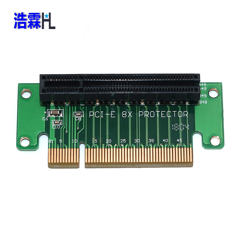 hl pci-e 8x steering card, pci 8x adapter card, pci-e 8x 90 ° steering card side opening