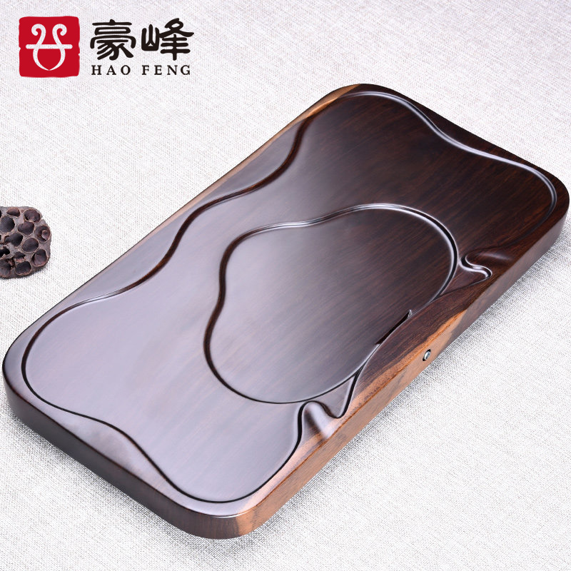 HaoFeng whole atmosphere ebony wood tea tray sheet tea sea tea saucer