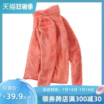 simboo Seavo fleece outdoor double-sided velvet fleece jacket female cardigan warm thickened coral velvet jacket male