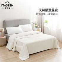 Silk quilt 100 mulberry silk mother quilt two-in-one winter thickened quilt double high-end quilt spring and autumn