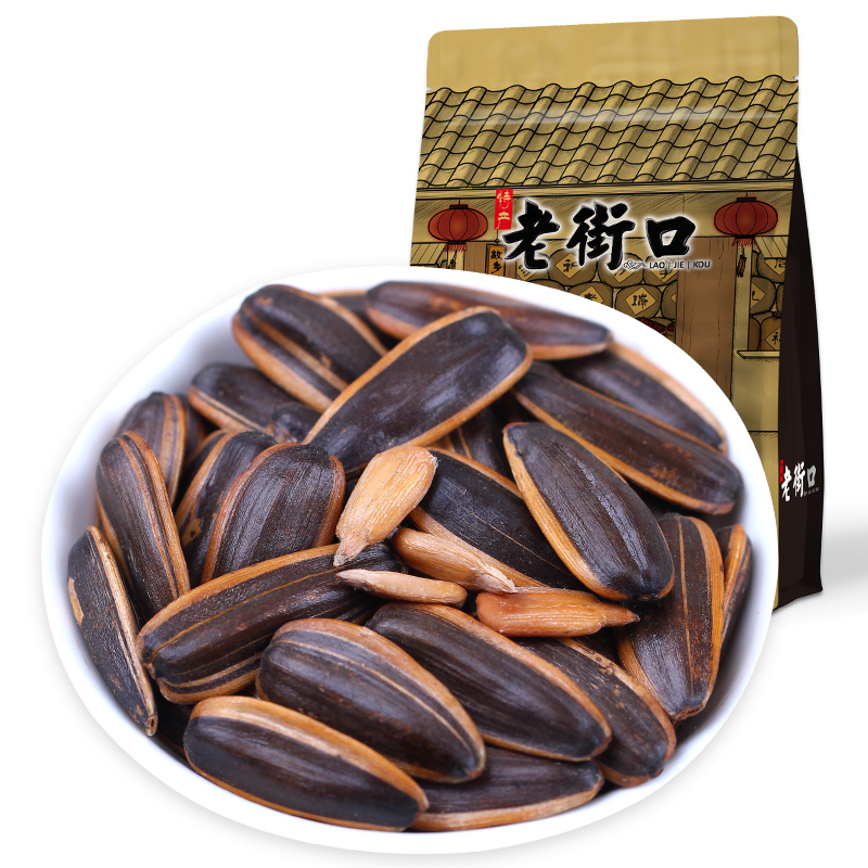 老街口 山核桃味瓜子 500g*2