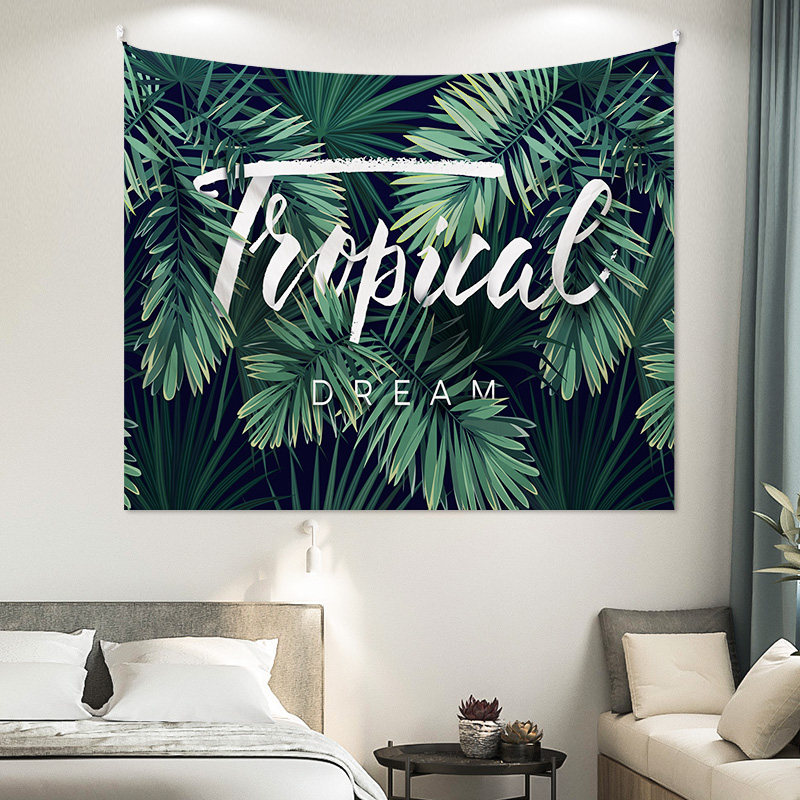 网红背景布ins挂布宿舍装饰房间床头直播墙面卧室定制墙挂毯墙布