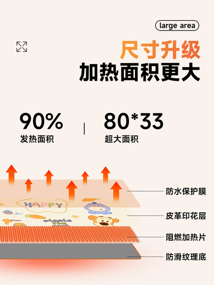 귀여운 팬더 가열 마우스 패드 여분 귀여운 팬더 가열 마우스 패드 여분