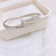 Light luxury temperament simple rose gold titanium steel net red nail bracelet female ins niche design sense high-end tide ring Light luxury temperament simple rose gold titanium steel net red nail bracelet female ins niche design sense high-end tide ring