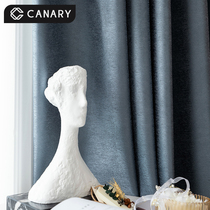 New Chinese style villas high-end light extravagant and high precision shading and soundproof curtains finished product upscale atmosphere living-room bedroom custom-made