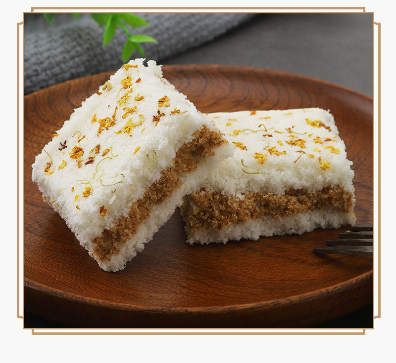 桂花糕糕点软糯传统手工蒸糯米糕正宗温州特产芝麻糕老式点心早餐_大