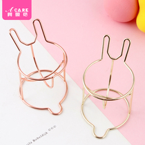 Beauty makeup egg shelf sponge makeup egg bracket ins Wind makeup bracket gourd powder puff storage rack metal dustproof