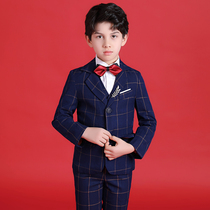 Children's suit suit boys' little host dress British style co-chor performance suit flower children suit spring and autumn