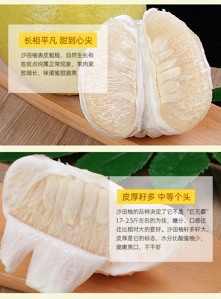 正宗梅州金柚桃尧纯甜沙田柚冰糖柚白柚子新鲜孕妇非