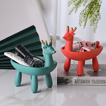 Cute small storage ornaments porch into the door to put the key storage rack home decoration desktop decoration living room