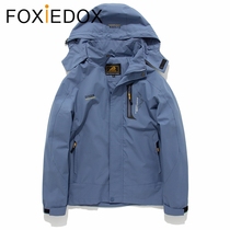 FOXIEDOX stormtrooper mens camouflage tide brand single layer spring and autumn womens outdoor windbreaker jacket mountaineering suit